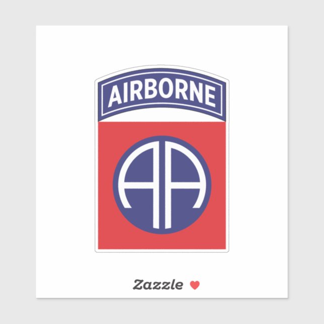 82nd Airborne Division Service Badge (Sheet)
