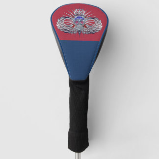 82nd Airborne Division “Spiked Skull” Div Colours Golf Head Cover