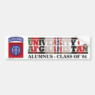 82nd Airborne Division U of Afghanistan Sticker
