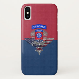 82nd Airborne Division Veteran iPhone X Case