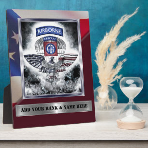 82nd Airborne Division Veteran Plaque