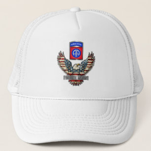 82nd Airborne Division Veteran Trucker Hat