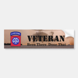 82nd airborne division veterans bumper sticker