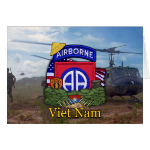 82nd airborne division vietnam vets Card