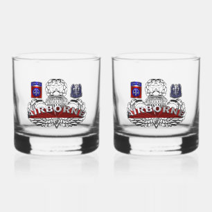 82nd Airborne Division Whiskey Glass