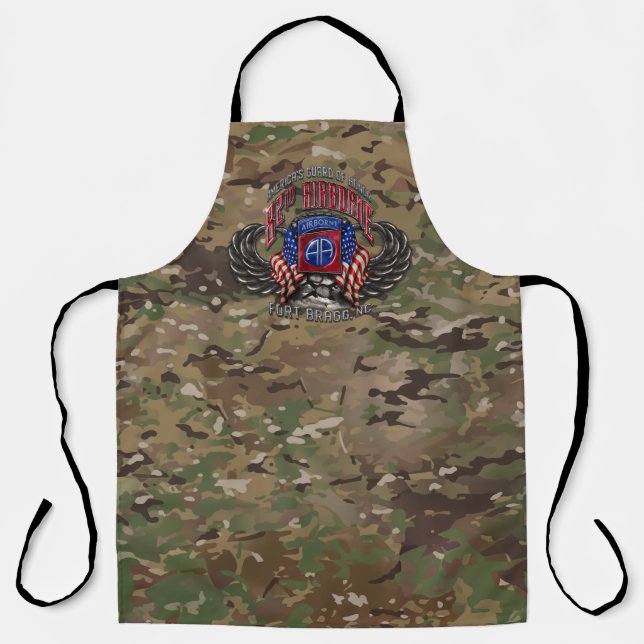 82nd Airborne Fort Bragg Camo Apron (Front)