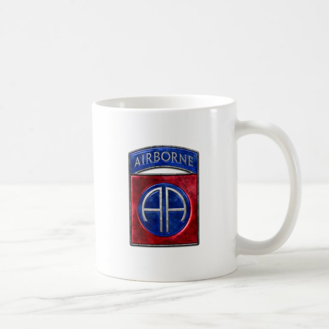 82nd Airborne Fort Bragg White Coffee Mug (Right)