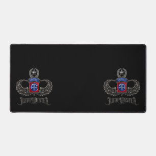 82nd Airborne Jumpmaster Black Desk Mat