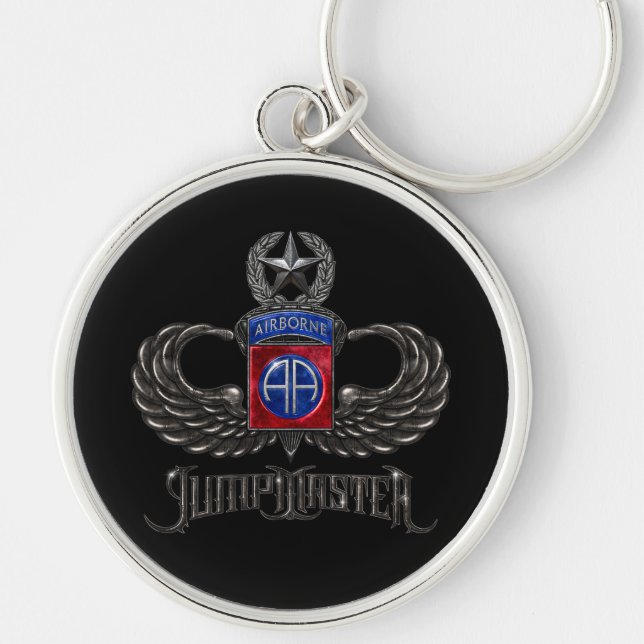 82nd Airborne Jumpmaster Key Ring (Front)