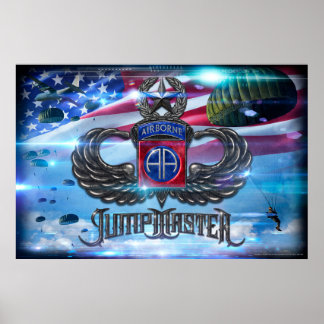 82nd Airborne Jumpmaster Poster