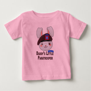 “82nd Airborne Little Paratrooper Bunny” Baby T-Shirt