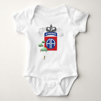 82nd Airborne, Paratroopers, Senior Jump Wings Baby Bodysuit