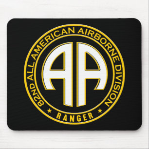 82nd All American Airborne Ranger Casual Patch Mouse Pad