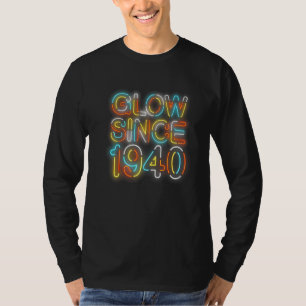 82nd Birthday Glow Since 1940 Vintage Sunglasses R T-Shirt