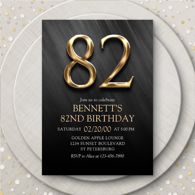 82nd Birthday Invitation (Creator Uploaded)