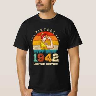 83 Year Old Bday 1942 Vintage 83rd Birthday Women T-Shirt