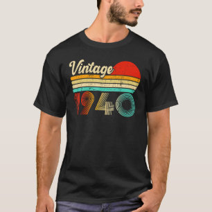 83 Year Old Birthday Vintage 1940 83th Birthday T-Shirt