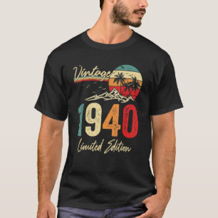 83 Year Old Gift Vintage 1940 83rd Birthday T-Shirt