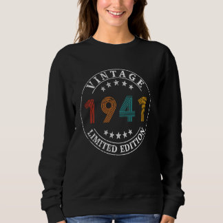 83 Year Old Retro Vintage 1941 83rd Birthday Sweatshirt