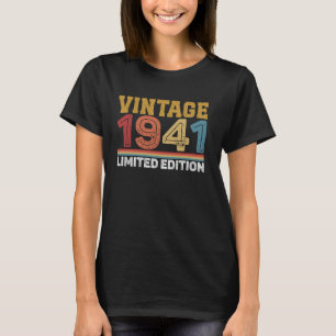 83 Year Old Vintage 1941 Limited Edition 83rd Birt T-Shirt