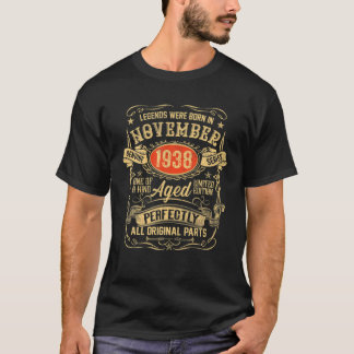 83 Year Old Vintage November 1938 83Rd Birthday Me T-Shirt