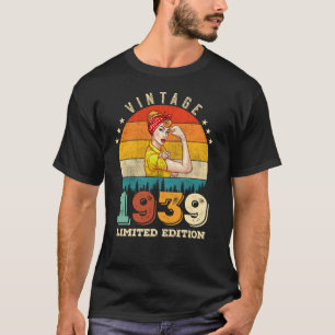 83 Year Old Women Bday 1939 Vintage 83rd Birthday T-Shirt