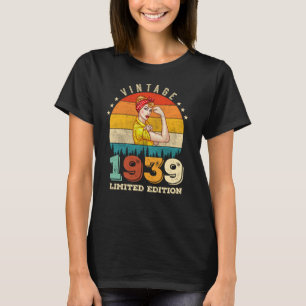 83 Year Old Women Bday 1939 Vintage 83rd Birthday T-Shirt