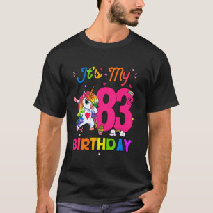 83 Years Old Unicorn It's My 83rd Birthday Girl Pa T-Shirt