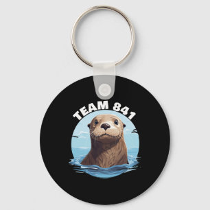 841 Surfing Otter 841 Otter Team 841 California Ot Key Ring