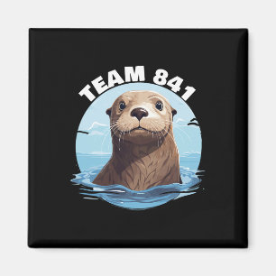 841 Surfing Otter 841 Otter Team 841 California Ot Magnet