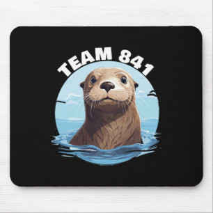 841 Surfing Otter 841 Otter Team 841 California Ot Mouse Pad