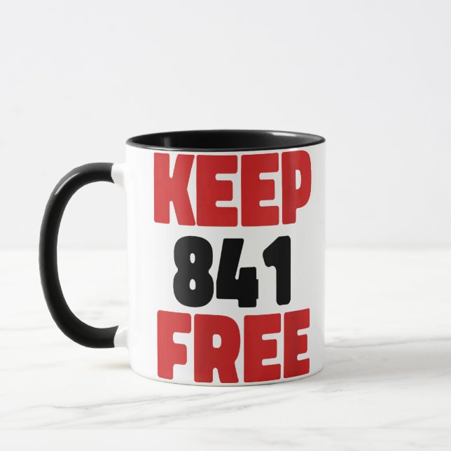 841 Surfing Otter 841Keep 841 Free California Otte Mug (Left)