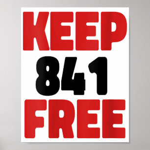 841 Surfing Otter 841Keep 841 Free California Otte Poster