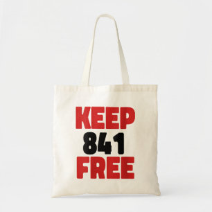 841 Surfing Otter 841Keep 841 Free California Otte Tote Bag