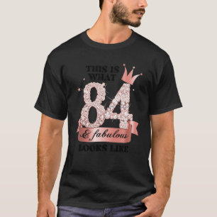 84 & Fabulous I Rose And White Party Group Candid T-Shirt