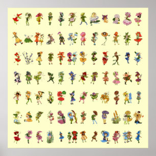 84 Flower Children Poster