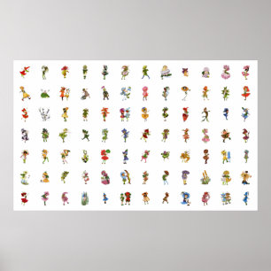 84 Flower Children Poster