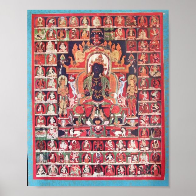 84 Mahasiddhas Poster (Front)