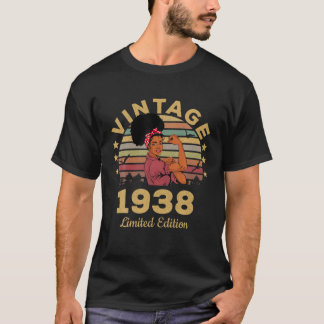 84 Year Old Gifts Vintage 1938 Limited Edition 84T T-Shirt