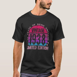 84 Year Old Vintage 1938 84th Birthday 3 T-Shirt