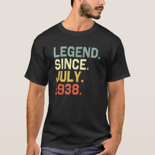84 Years Old  Boys Girls Awesome Since July 1938 T-Shirt