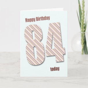 84th birthday card