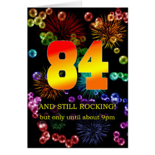 84th Birthday Still Rocking