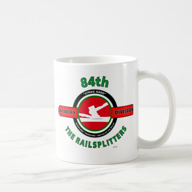 84TH INFANTRY DIVISION "THE RAILSPLITTERS" COFFEE MUG (Right)