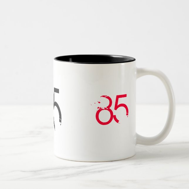 85/mug - Customised Two-Tone Coffee Mug (Right)