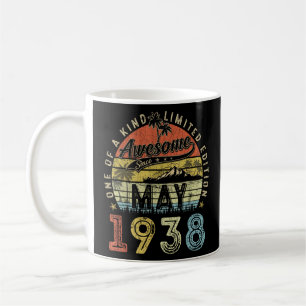 85 Year Old Awesome Since May 1938 85th Birthday Coffee Mug