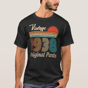 85 Year Old  Born In 1938 Vintage 85th Birthday Re T-Shirt