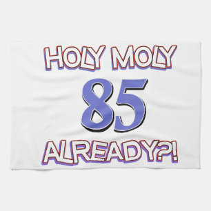 85 year old designs tea towel