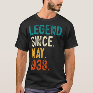 85 Year Old Legend Since May 1938 85th Birthday T-Shirt