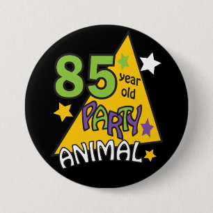 85 Year Old Party Animal - 85th Birthday 7.5 Cm Round Badge